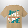 "AWESOME" Luxe T-Shirt by Luxe-Custom-Designer