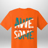 "AWESOME" Luxe T-Shirt by Luxe-Custom-Designer