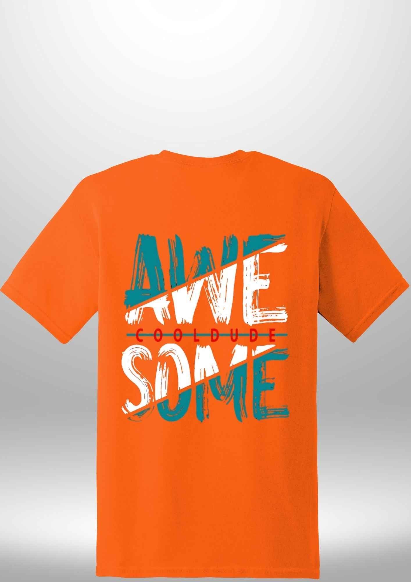 "AWESOME" Luxe T-Shirt by Luxe-Custom-Designer