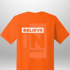 Red "Believe In Yourself" Luxe T-Shirt by Luxe-Custom-Designer