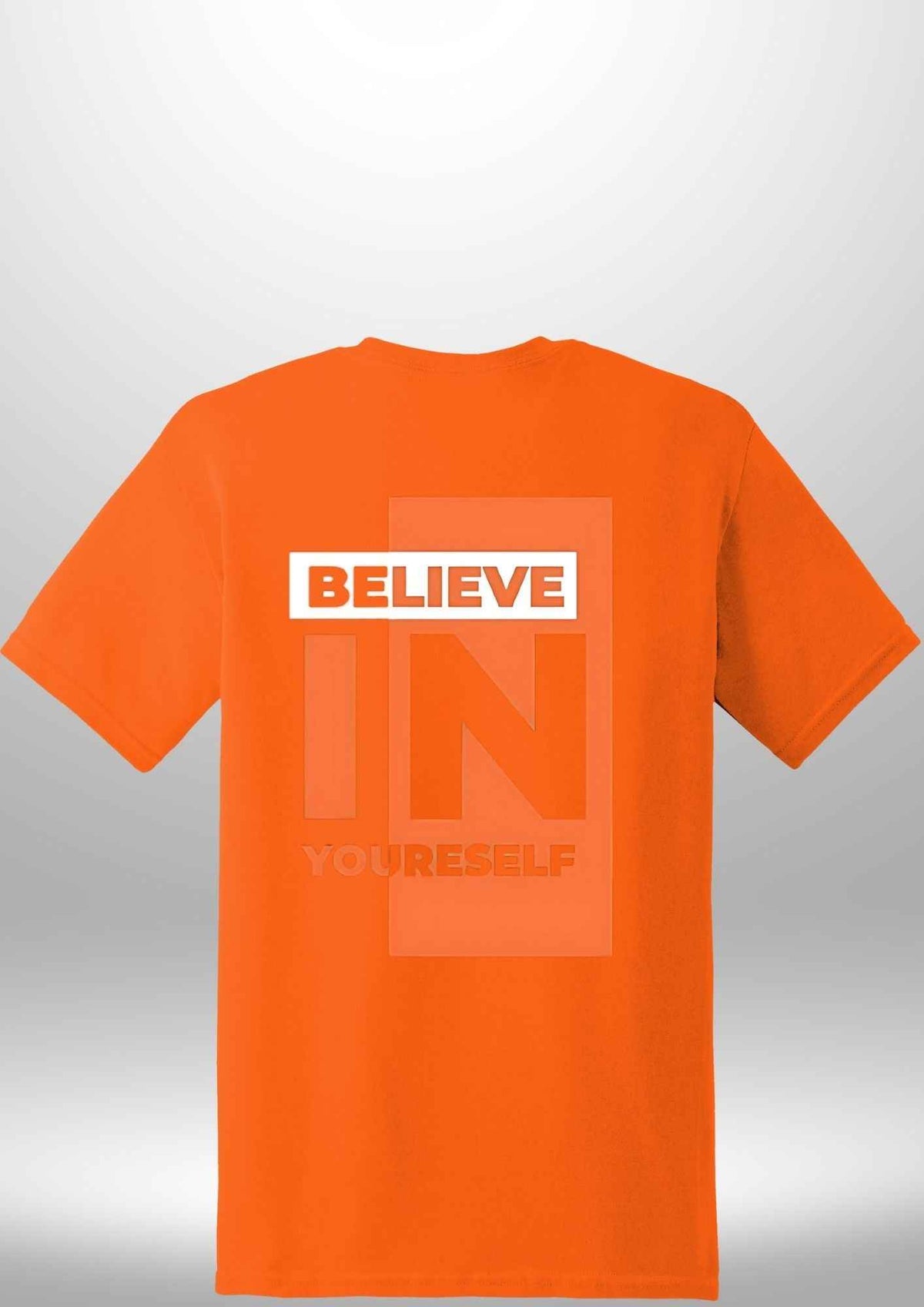 Red "Believe In Yourself" Luxe T-Shirt by Luxe Sensational
