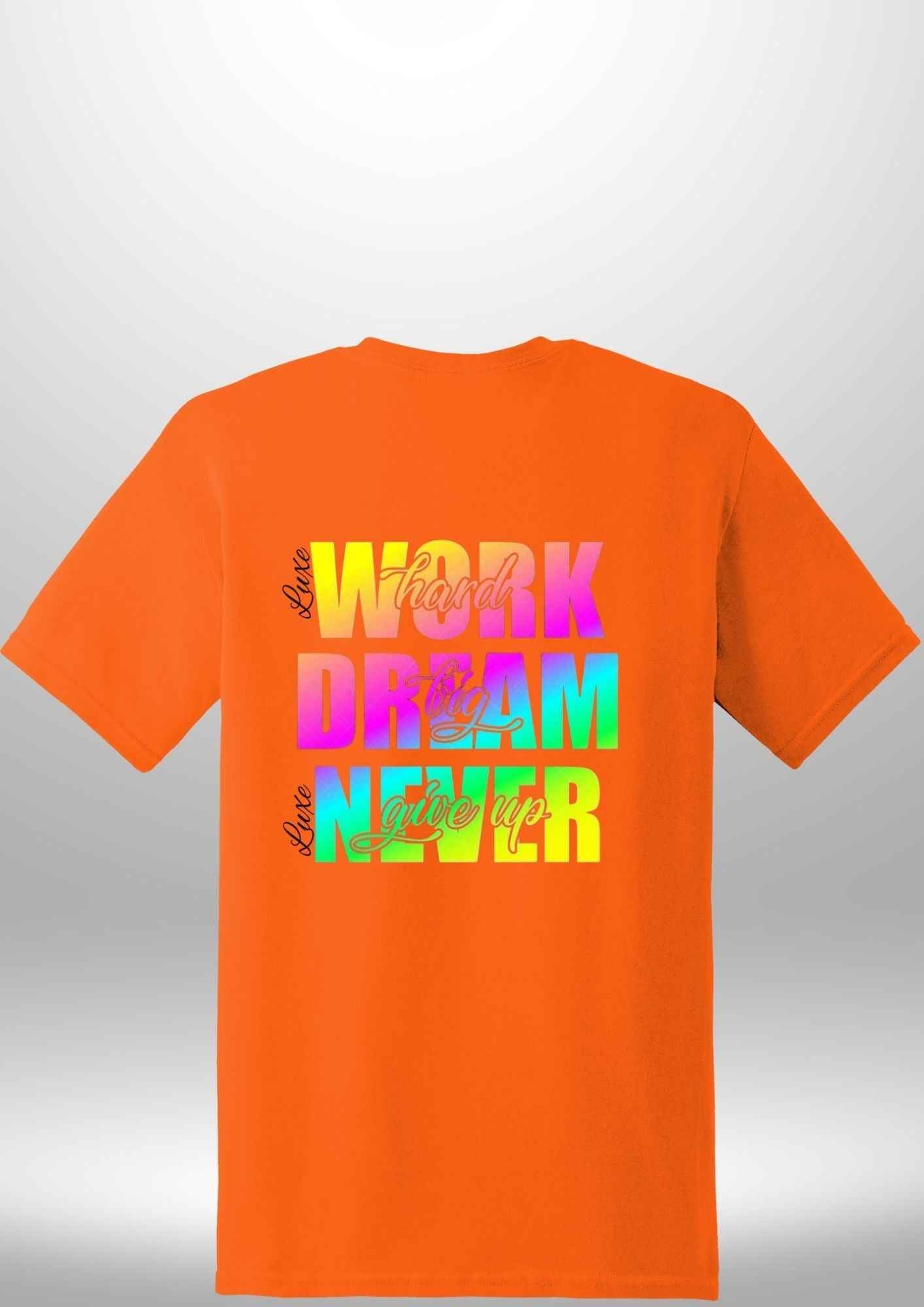 Work Hard Luxe T-Shirt by Luxe-Custom-Designer