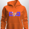 Blue "Believe" Luxe Hoodie by Luxe-Custom-Designer