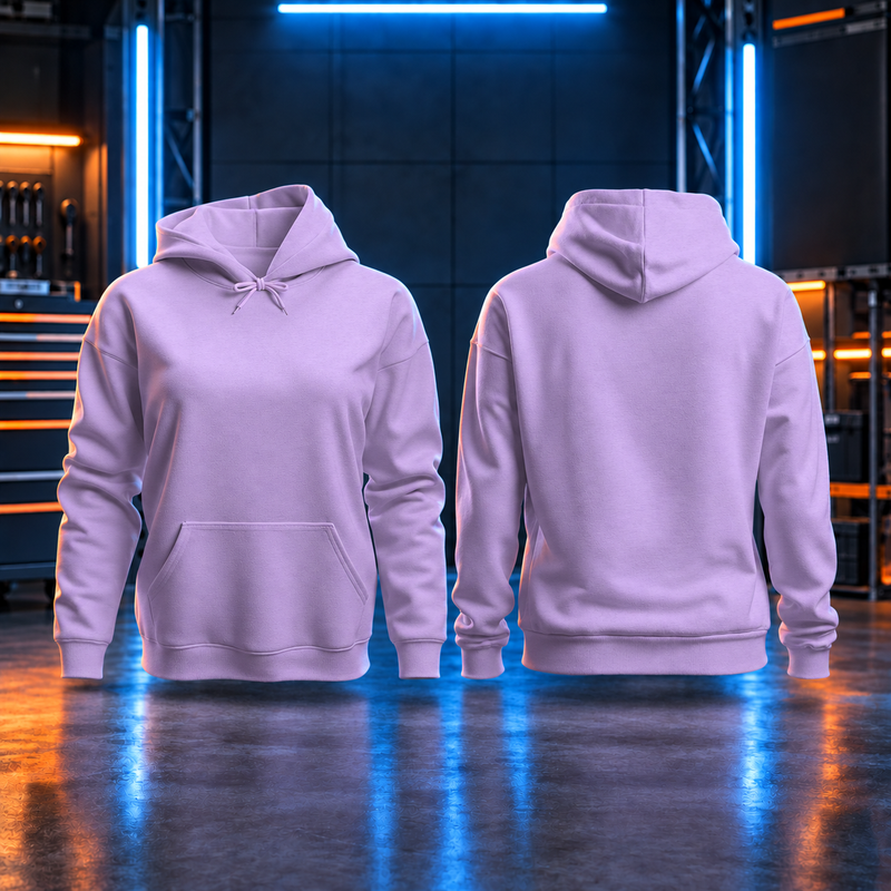 Orchid Work Hoodie Personalised