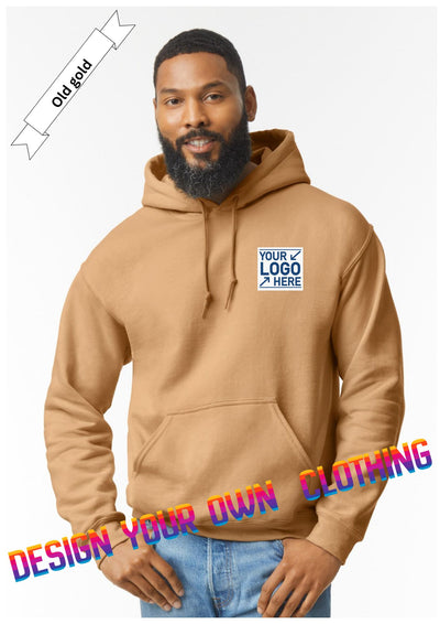 Old Gold Hoodie by Luxe-Custom-Designer