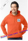 Orange Hoodie by Luxe Sensational