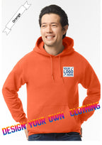 Orange Hoodie by Luxe Sensational