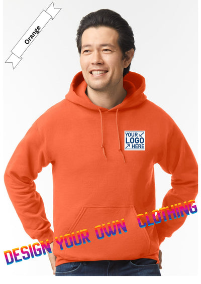 Orange Hoodie by Luxe-Custom-Designer