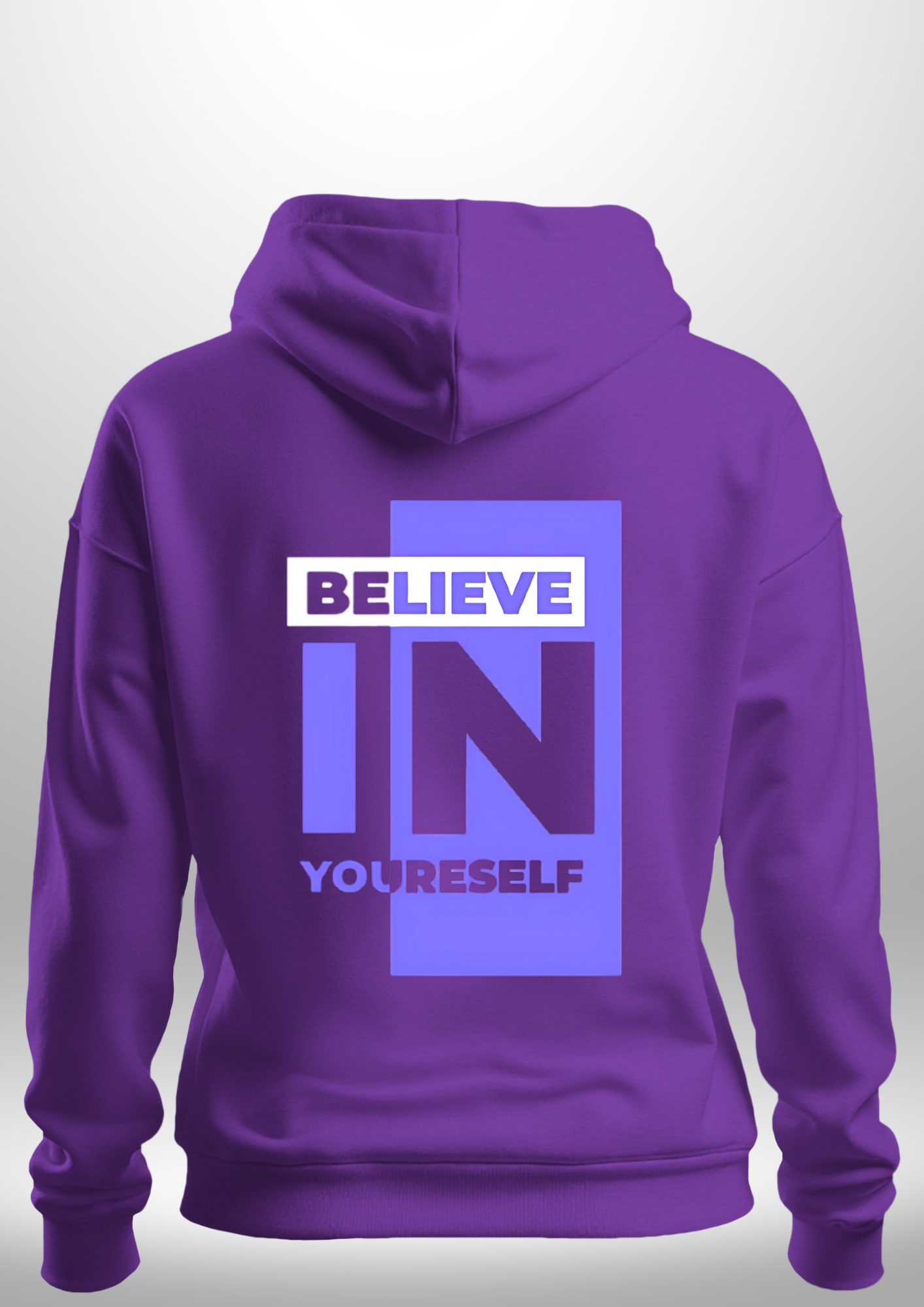 "Believe In Yourself" Luxe Hoodie by Luxe-Custom-Designer