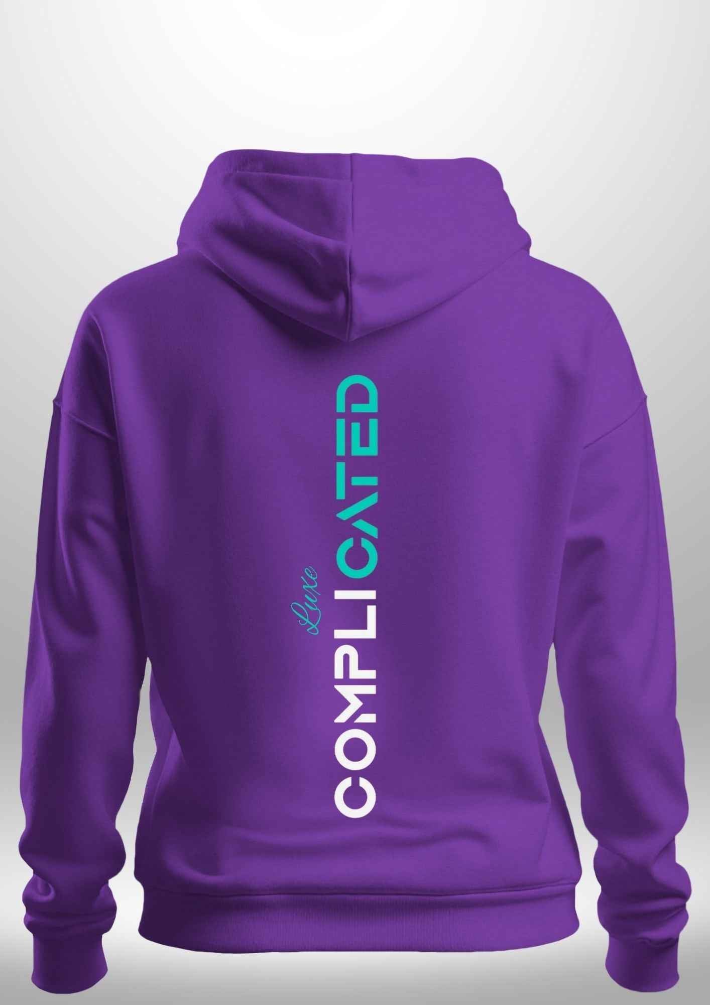 "Complicated" Luxe Hoodie by Luxe-Custom-Designer
