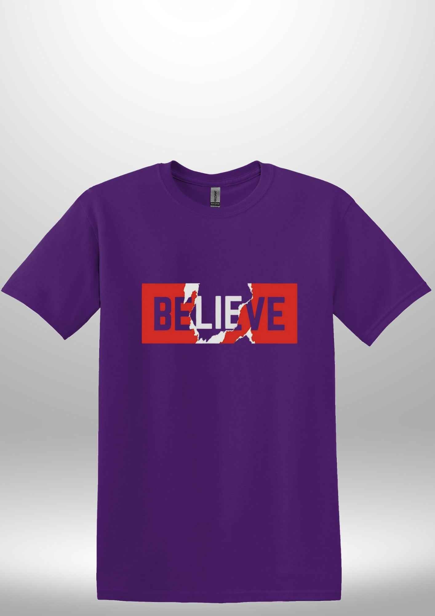 "Believe" Luxe T-shirt by Luxe-Custom-Designer