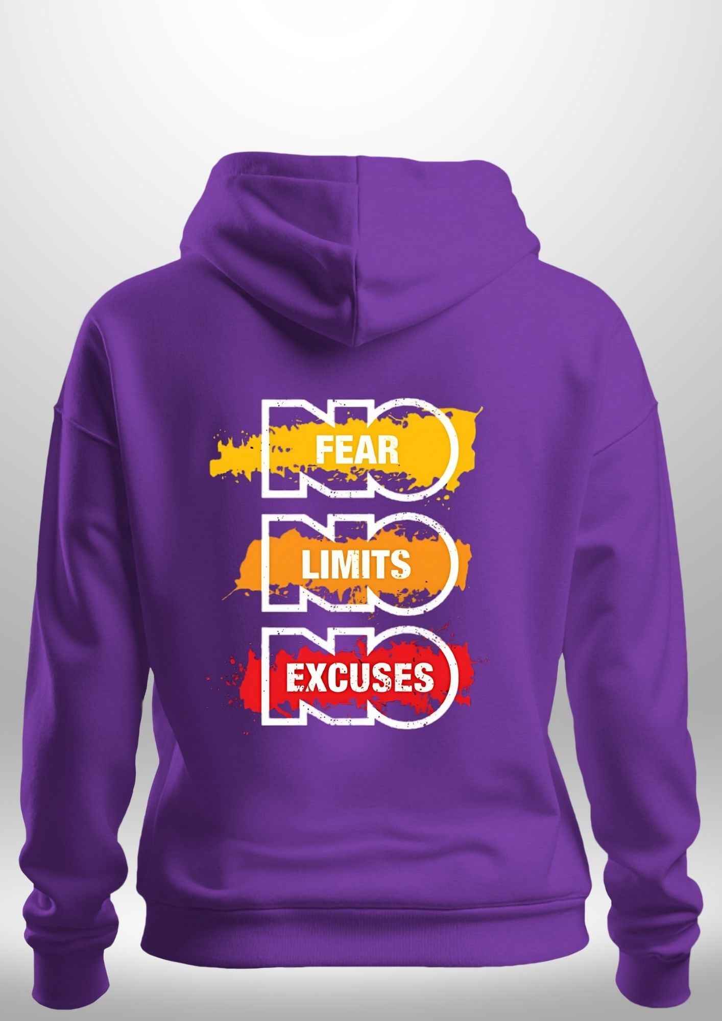 "NO FEAR" Luxe Hoodie by Luxe-Custom-Designer