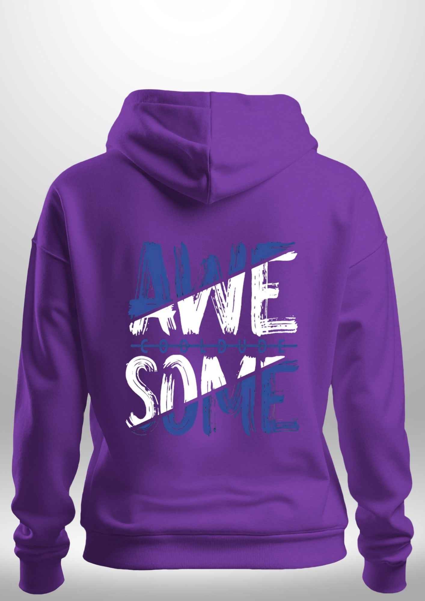 "awesome" Luxe Hoodie by Luxe-Custom-Designer