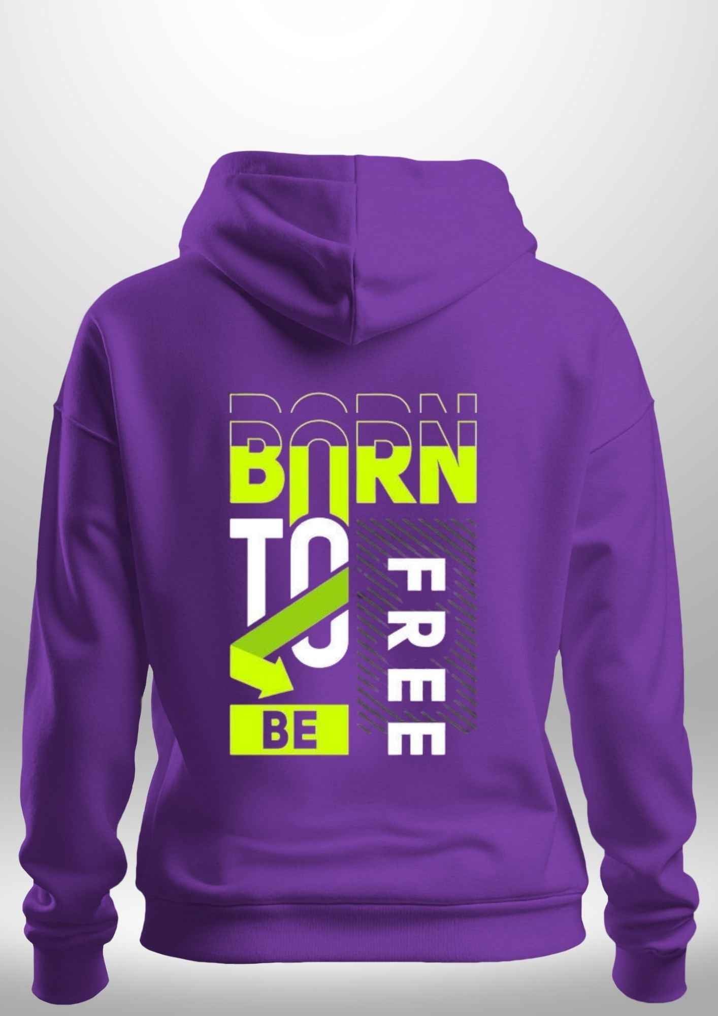 Born to be Free Hoodie by Luxe-Custom-Designer