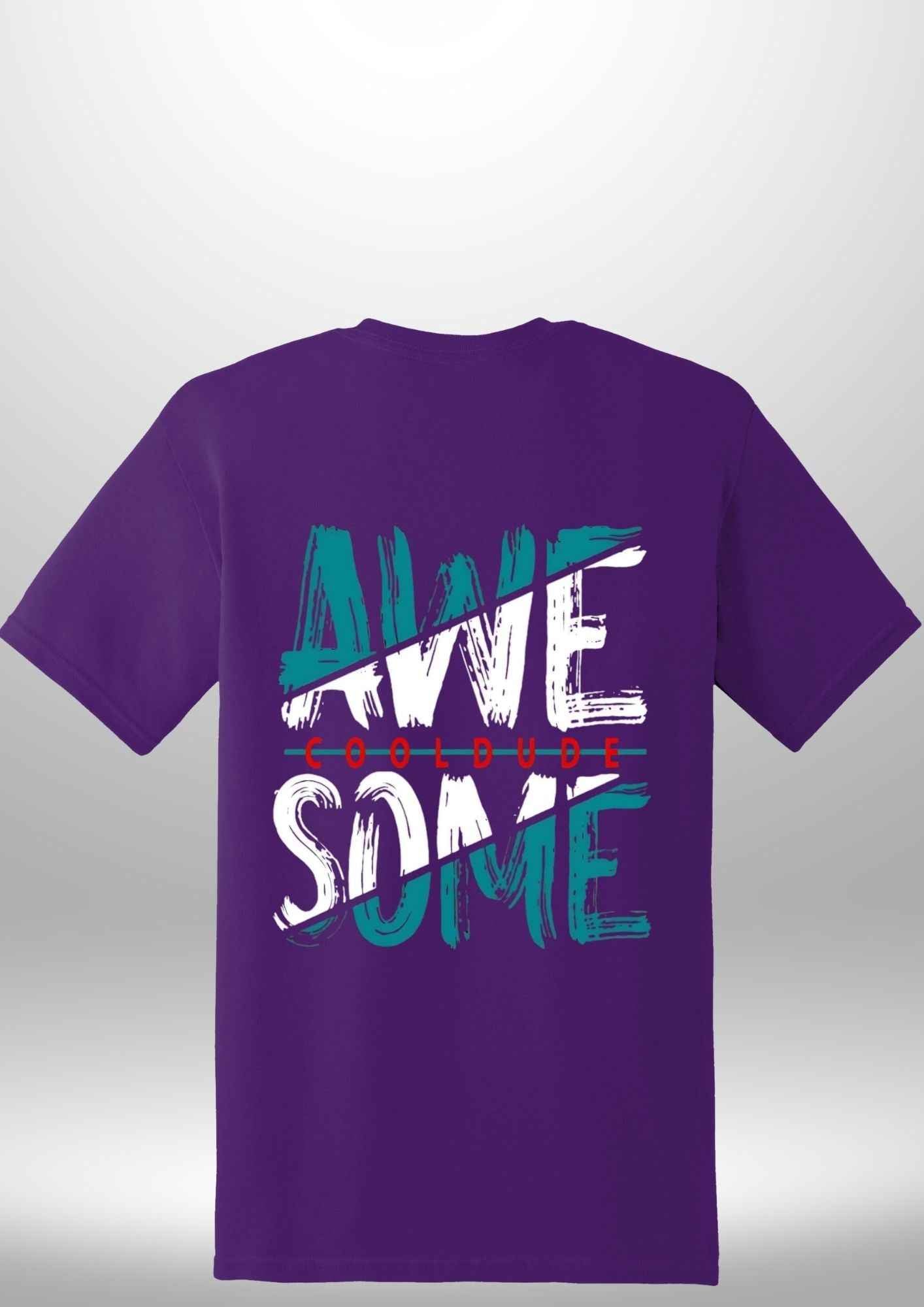 "AWESOME" Luxe T-Shirt by Luxe-Custom-Designer