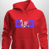 Blue "Believe" Luxe Hoodie by Luxe-Custom-Designer