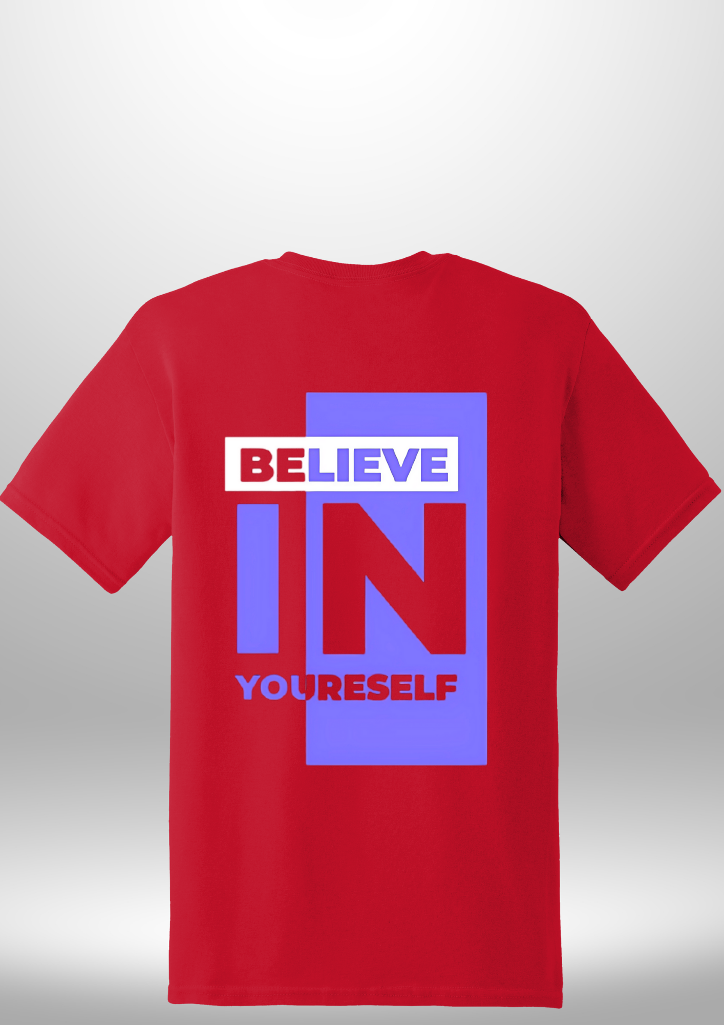 "Believe In Yourself" Luxe T-Shirt by Luxe-Custom-Designer