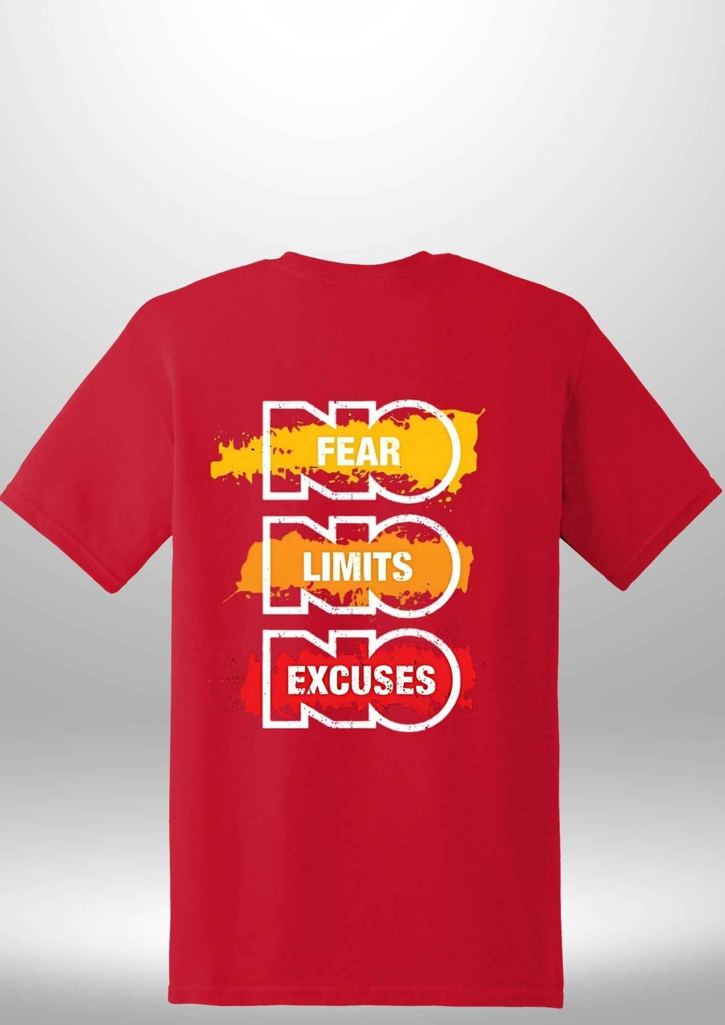 "NO FEAR" Luxe T-Shirt by Luxe-Custom-Designer