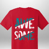 "AWESOME" Luxe T-Shirt by Luxe-Custom-Designer