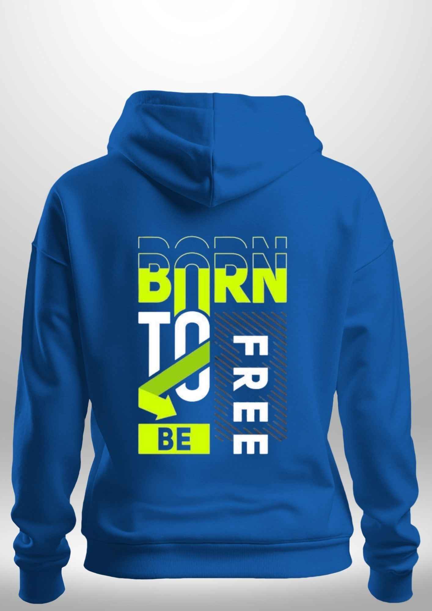 Born to be Free Hoodie by Luxe-Custom-Designer