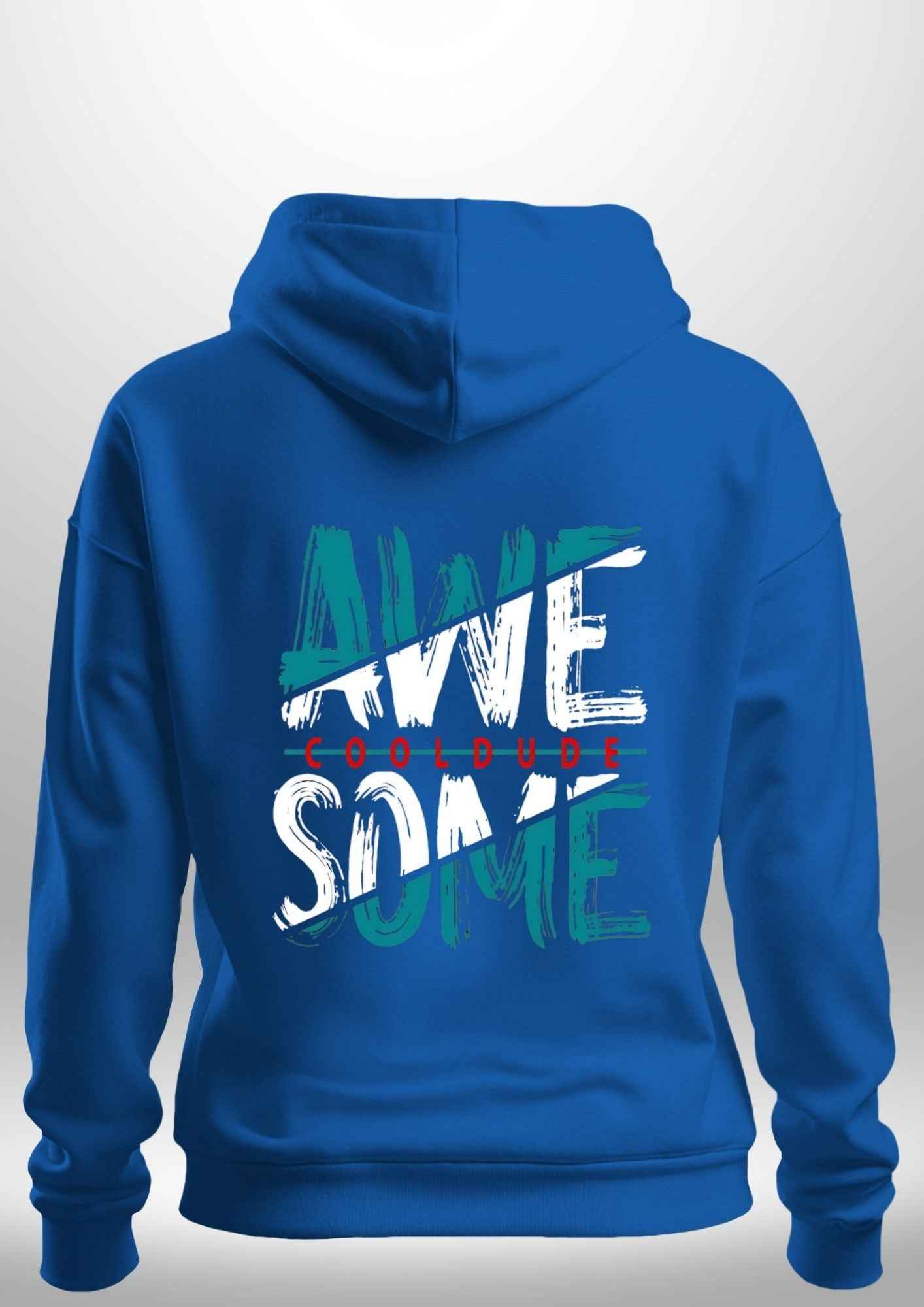 "awesome" Luxe Hoodie by Luxe-Custom-Designer
