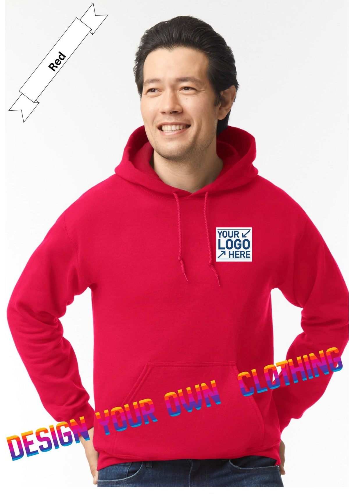 Red Hoodie by Luxe Sensational