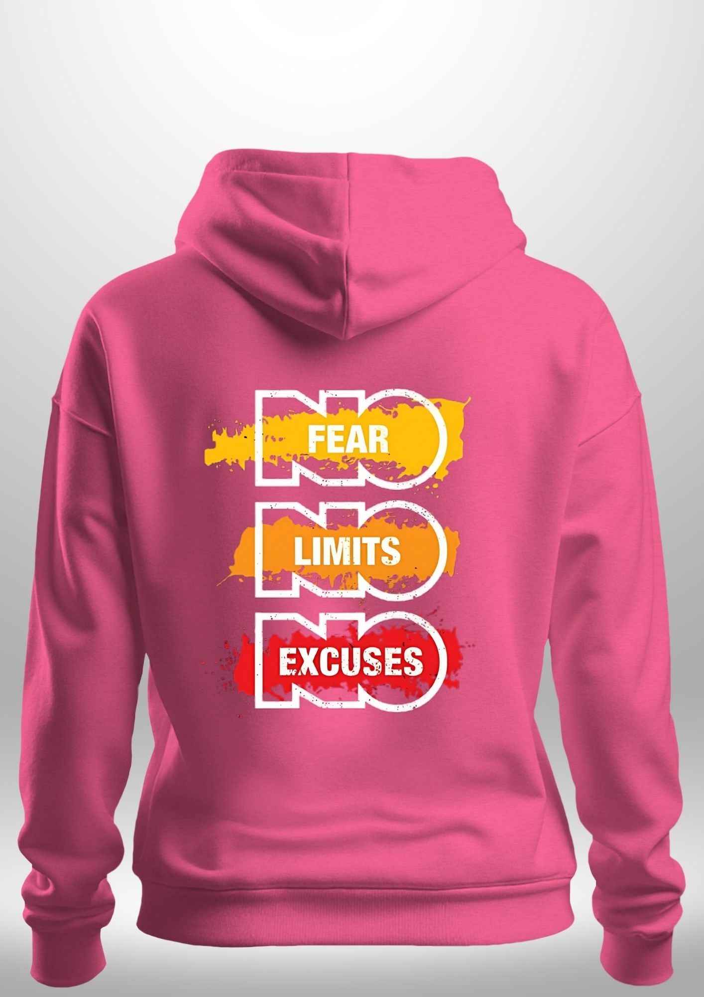 "NO FEAR" Luxe Hoodie by Luxe-Custom-Designer