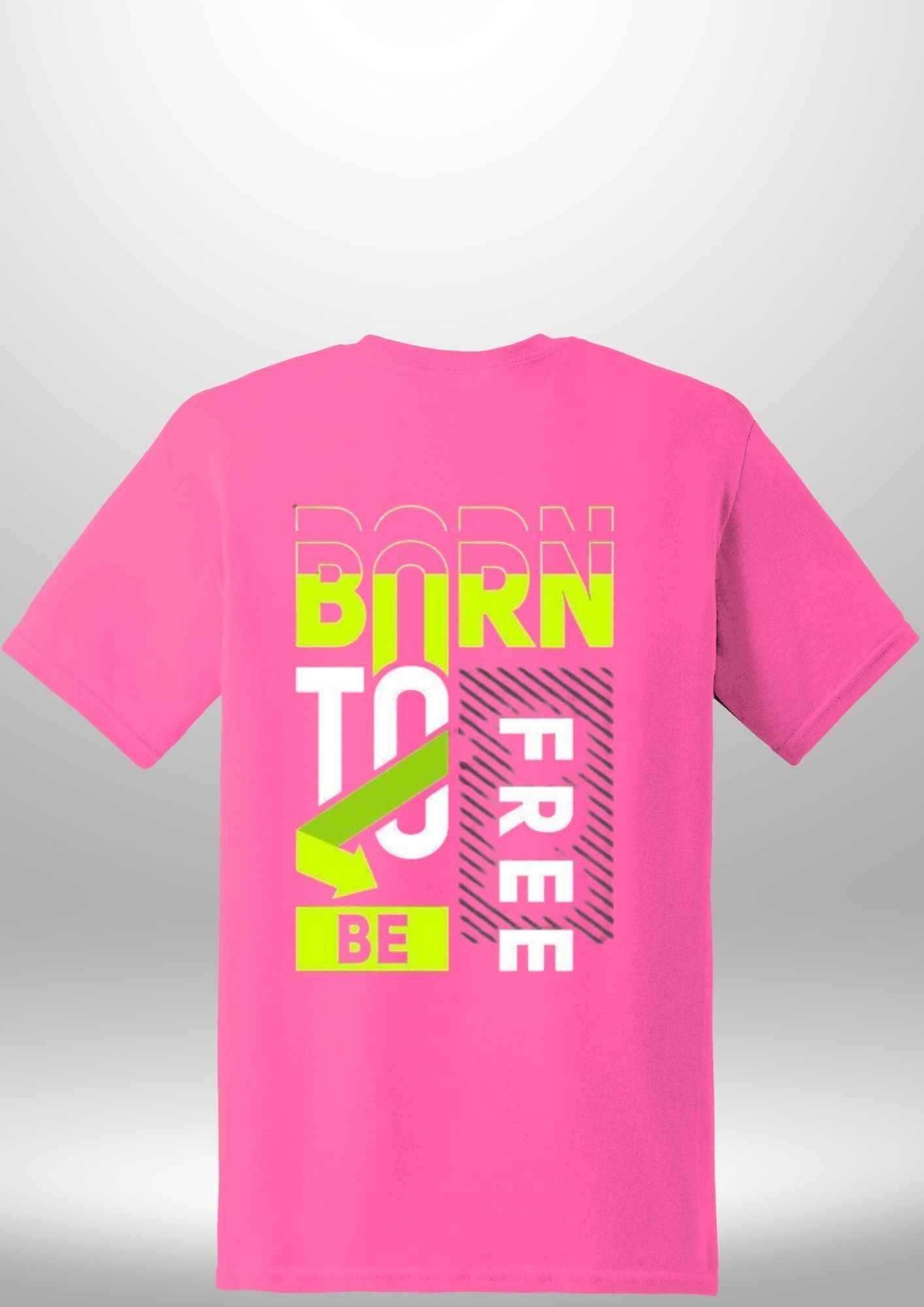 Born To Be Free T-Shirt by Luxe-Custom-Designer