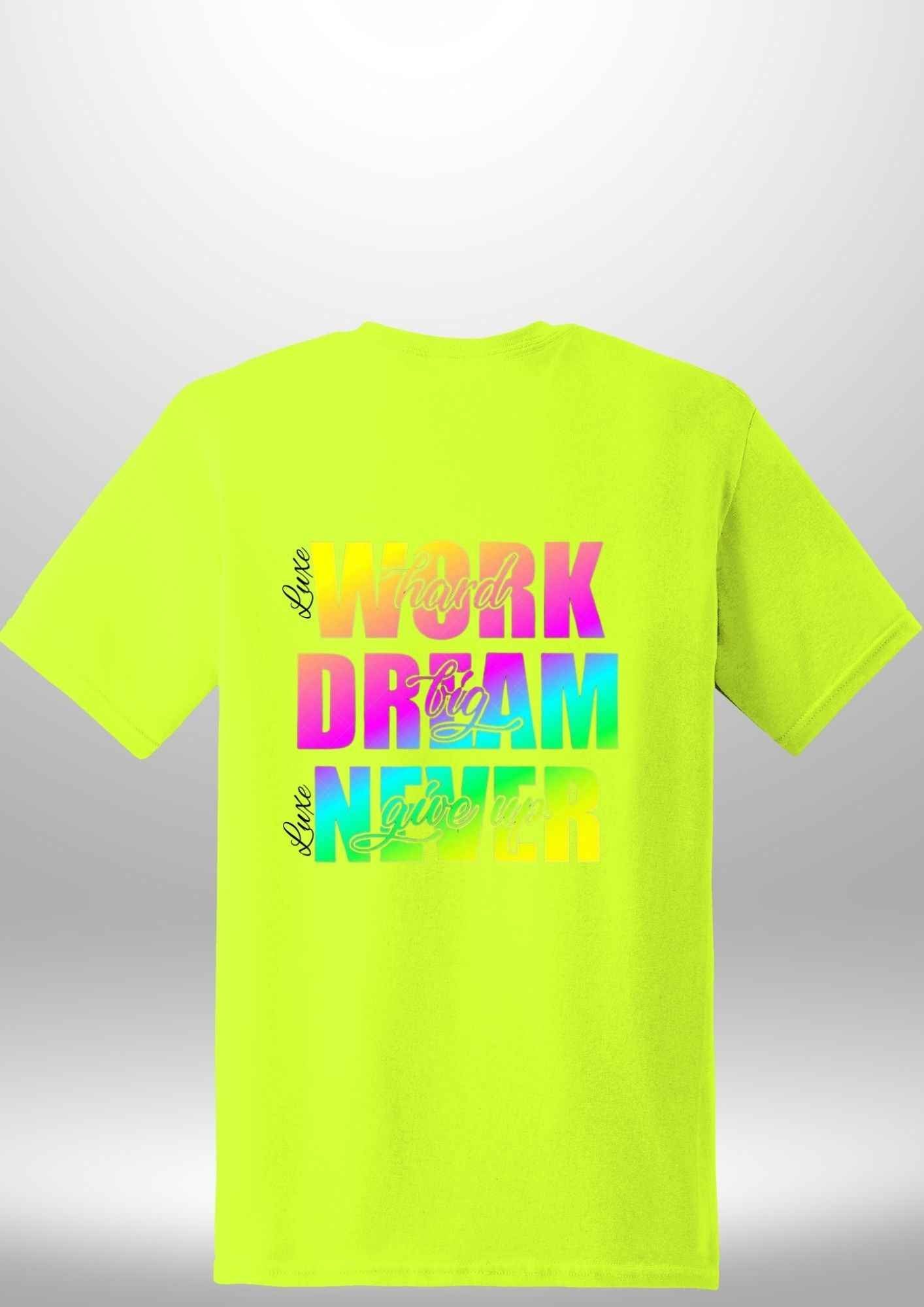 Work Hard Luxe T-Shirt by Luxe-Custom-Designer