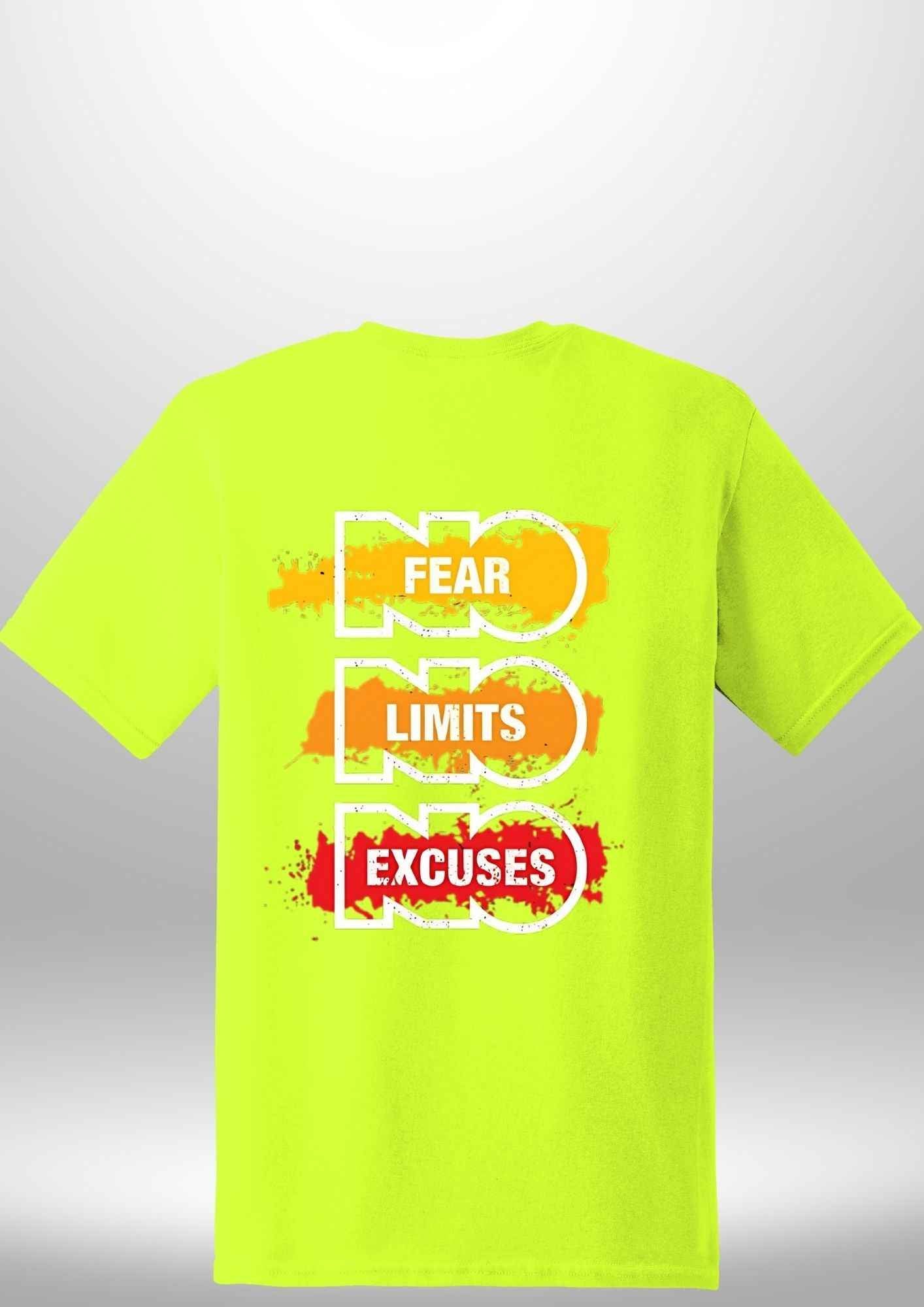 "NO FEAR" Luxe T-Shirt by Luxe-Custom-Designer