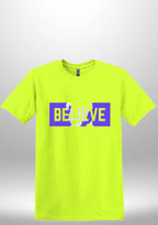 Blue "Believe" Luxe T-shirt by Luxe Sensational