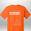Red "Believe In Yourself" Luxe T-Shirt by Luxe-Custom-Designer