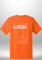 Red "Believe In Yourself" Luxe T-Shirt by Luxe-Custom-Designer