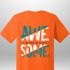 "AWESOME" Luxe T-Shirt by Luxe-Custom-Designer