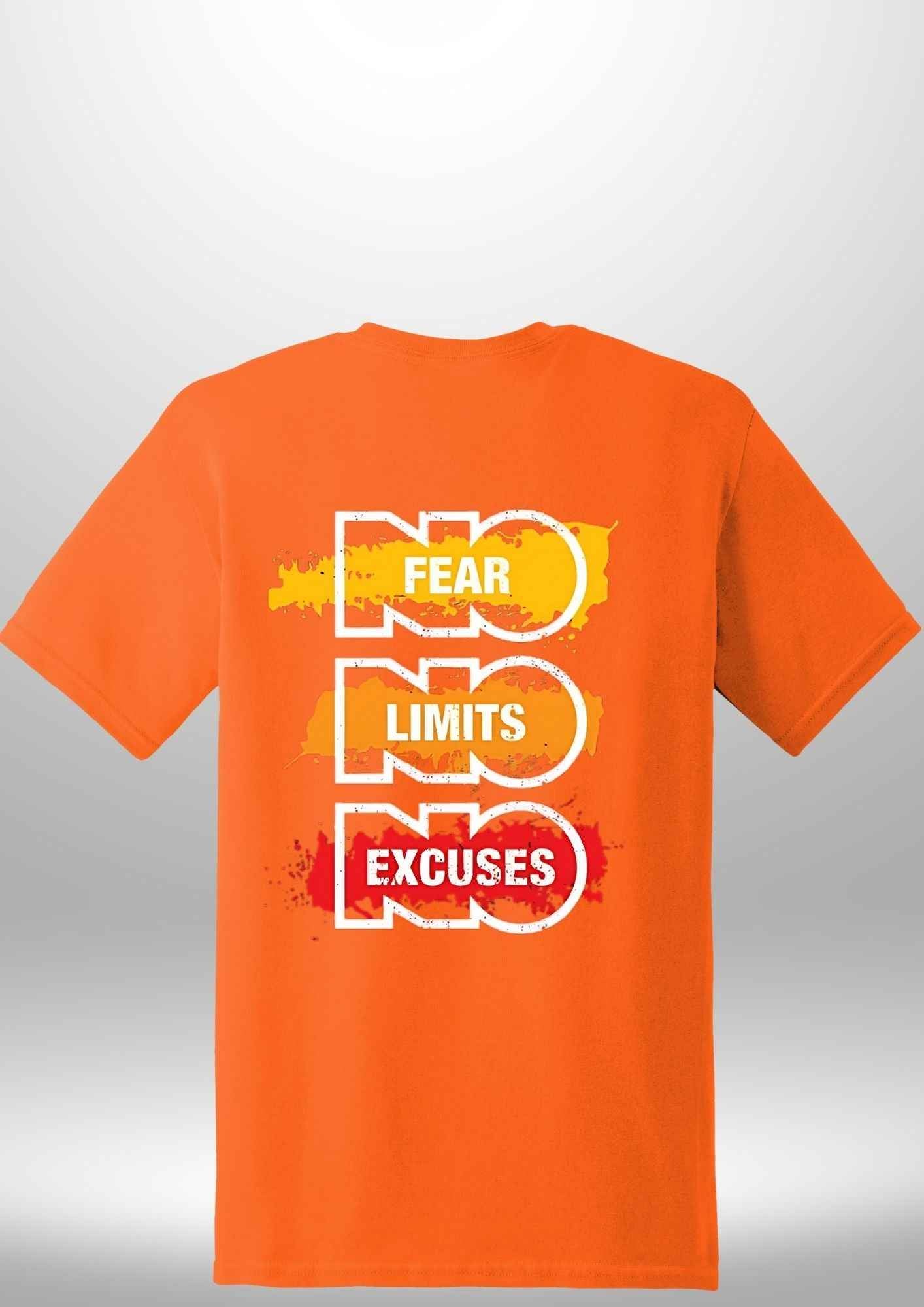 "NO FEAR" Luxe T-Shirt by Luxe-Custom-Designer