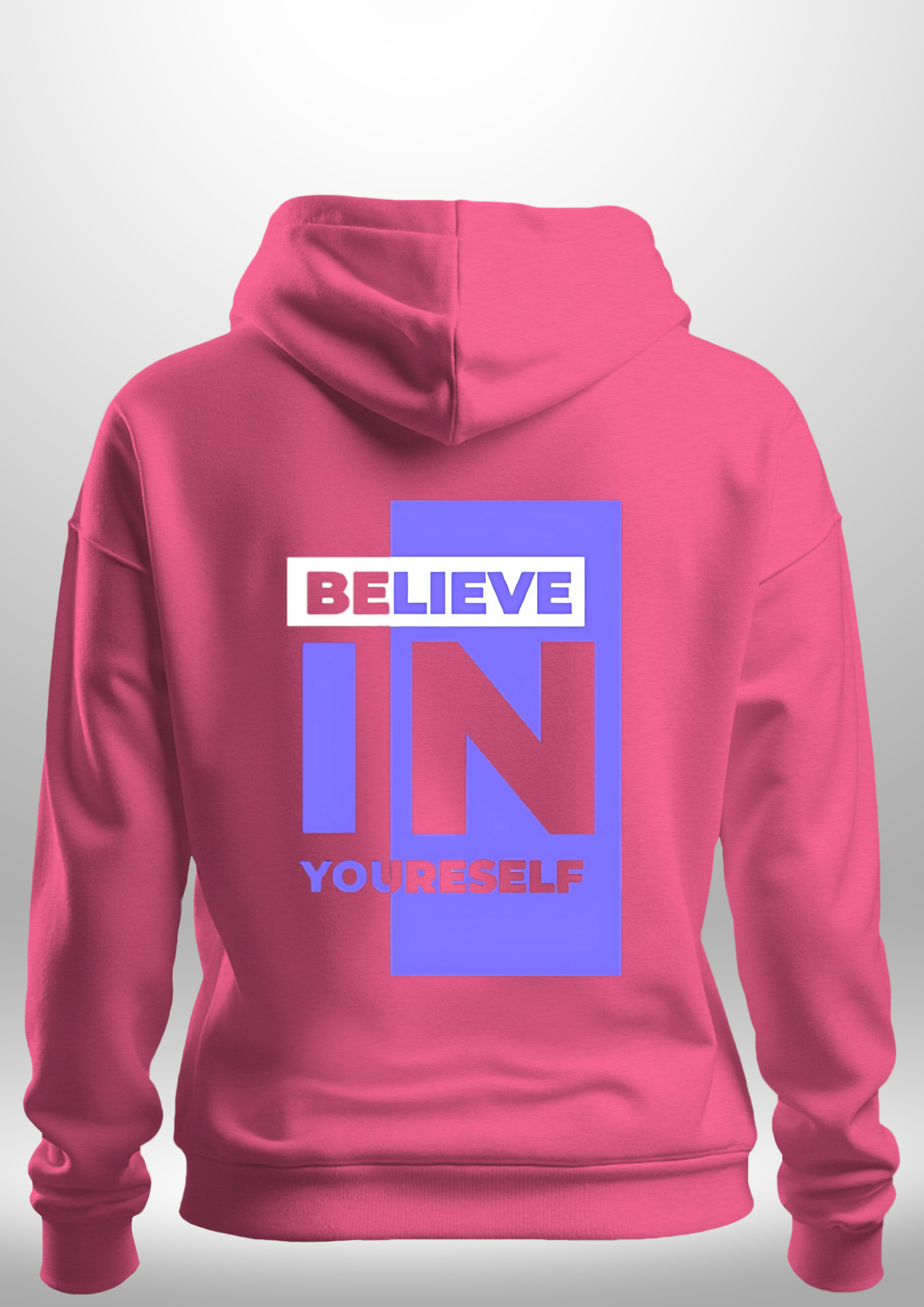 "Believe In Yourself" Luxe Hoodie by Luxe-Custom-Designer