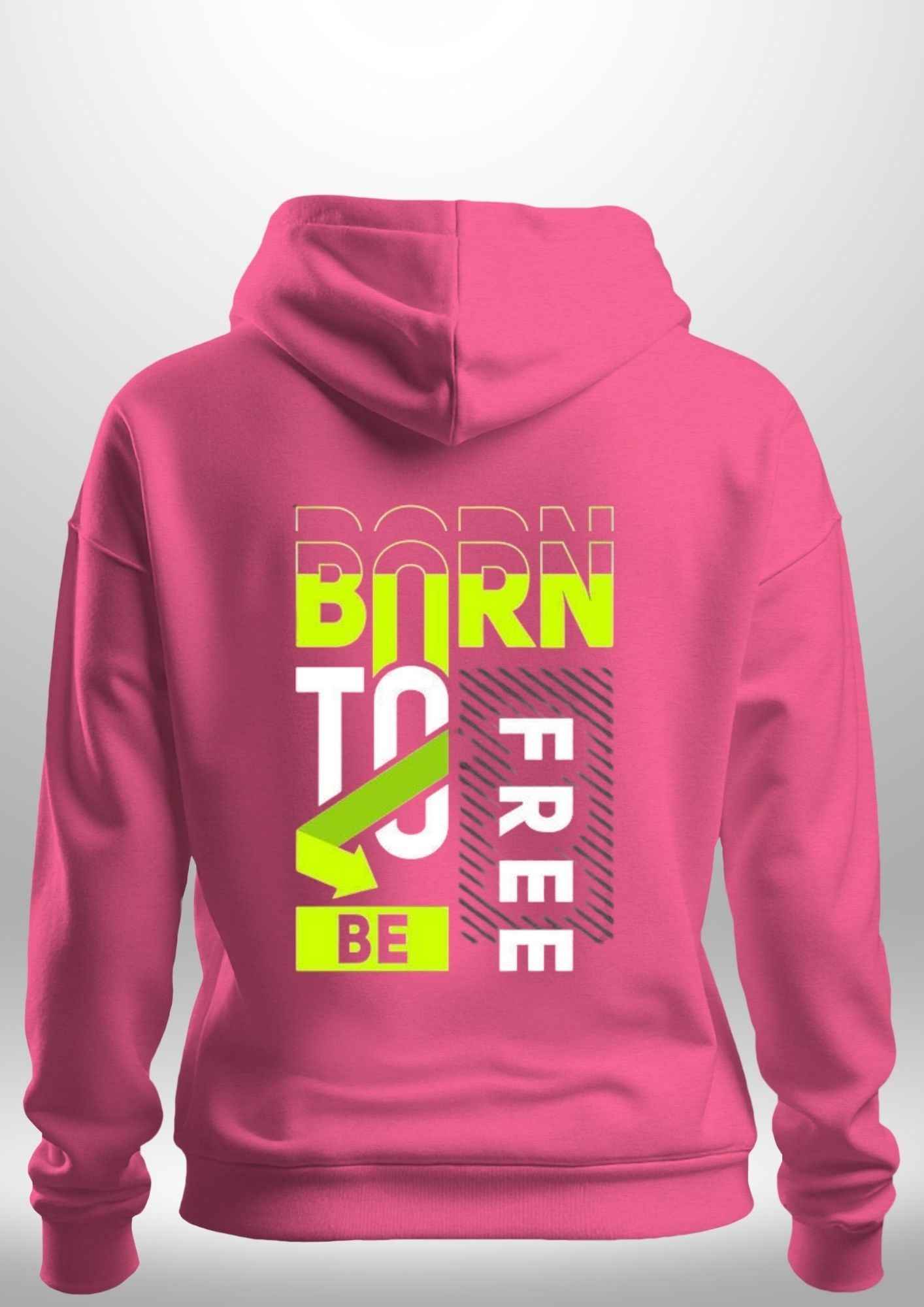 Born to be Free Hoodie by Luxe-Custom-Designer