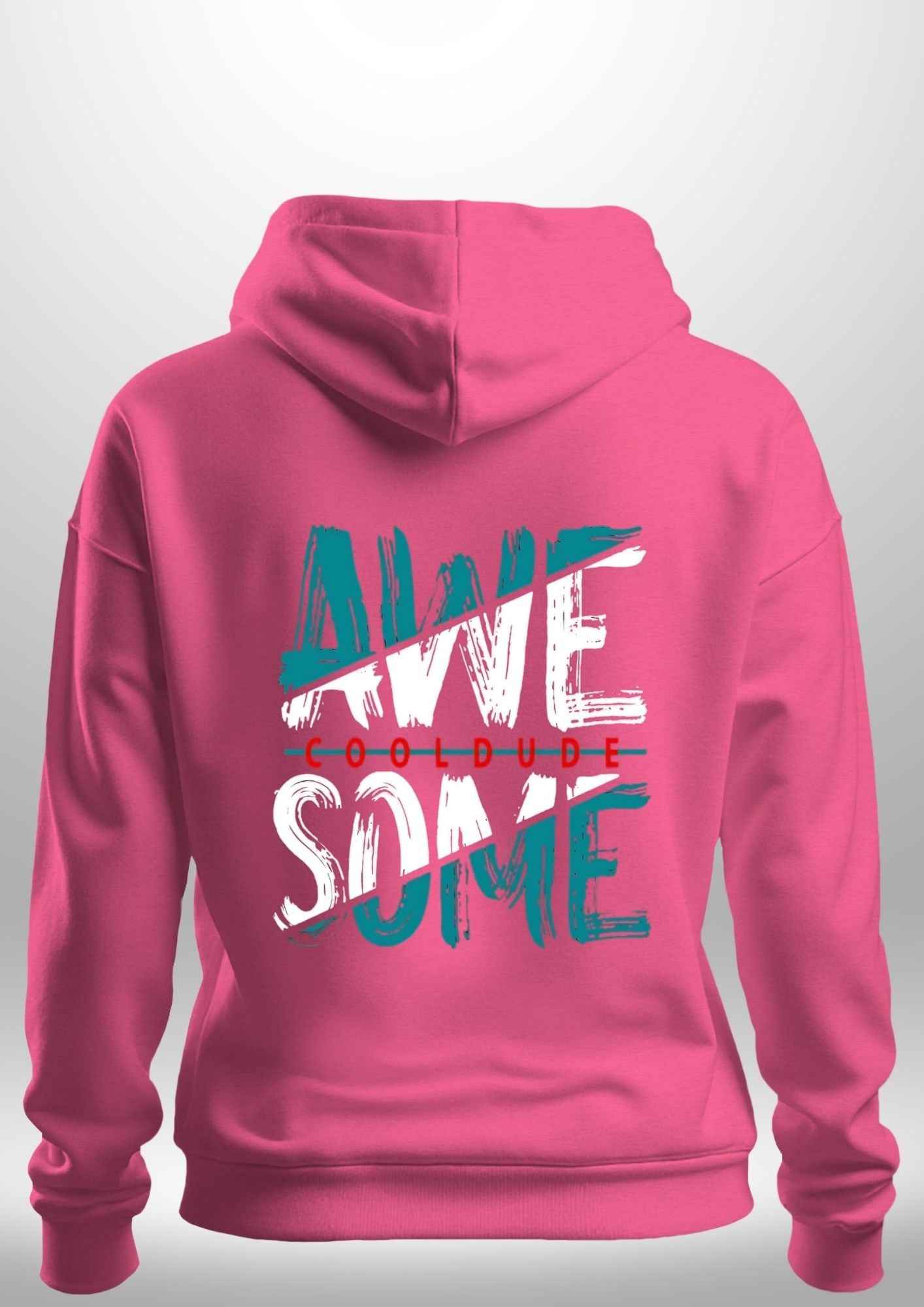 "awesome" Luxe Hoodie by Luxe-Custom-Designer