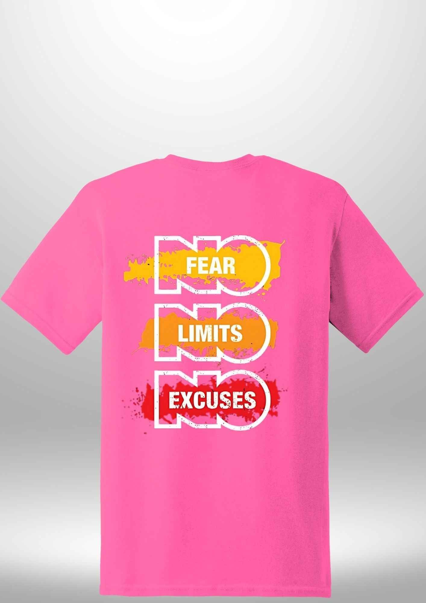 "NO FEAR" Luxe T-Shirt by Luxe-Custom-Designer