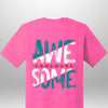 "AWESOME" Luxe T-Shirt by Luxe-Custom-Designer
