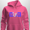 Blue "Believe" Luxe Hoodie by Luxe-Custom-Designer