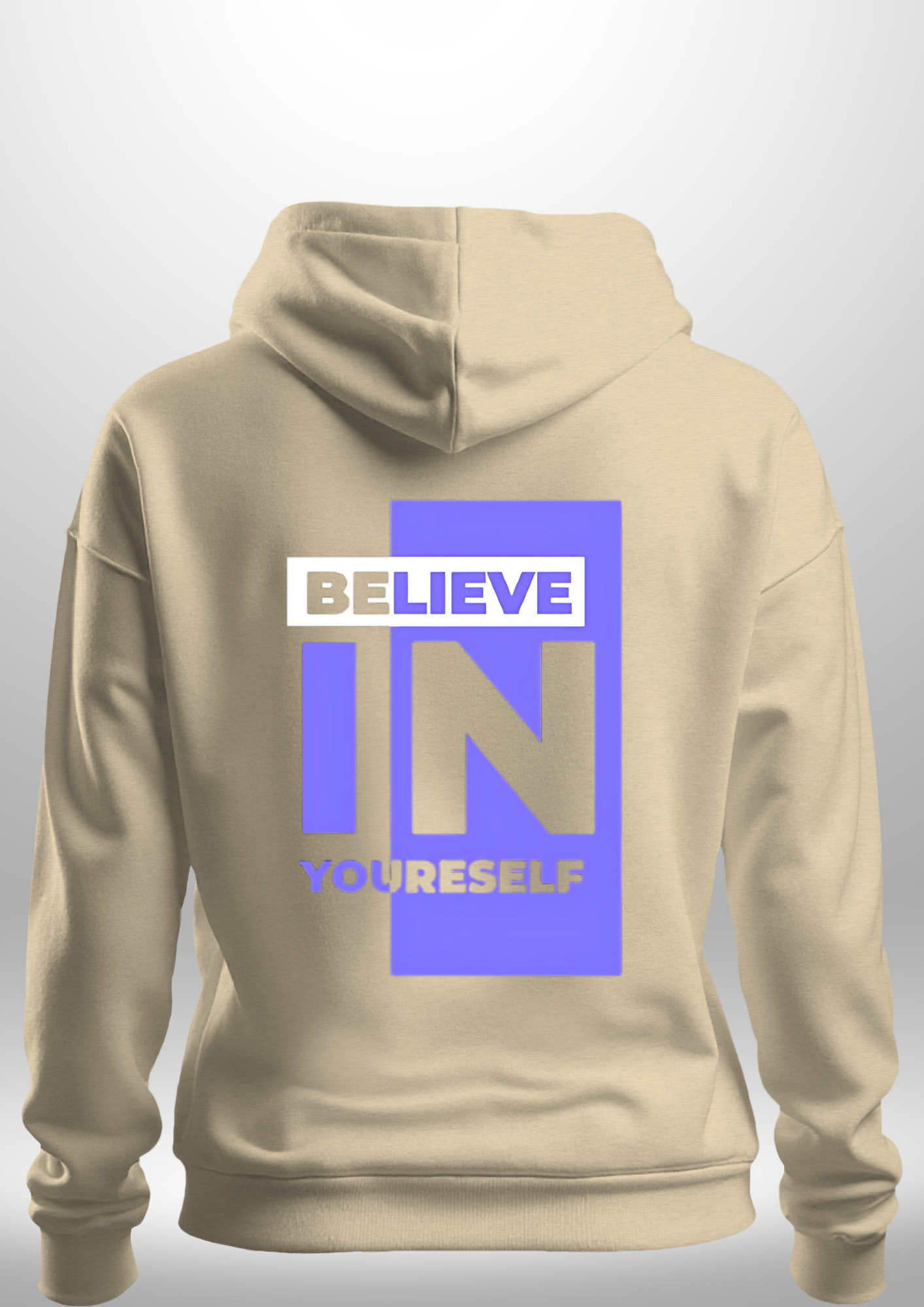 "Believe In Yourself" Luxe Hoodie by Luxe-Custom-Designer