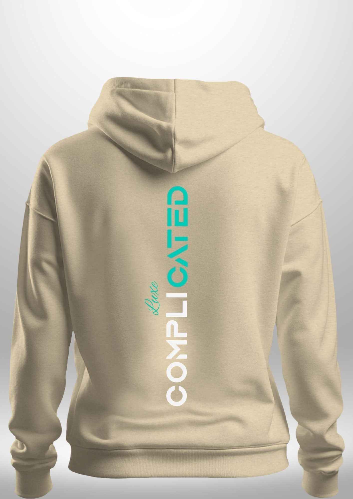 "Complicated" Luxe Hoodie by Luxe-Custom-Designer