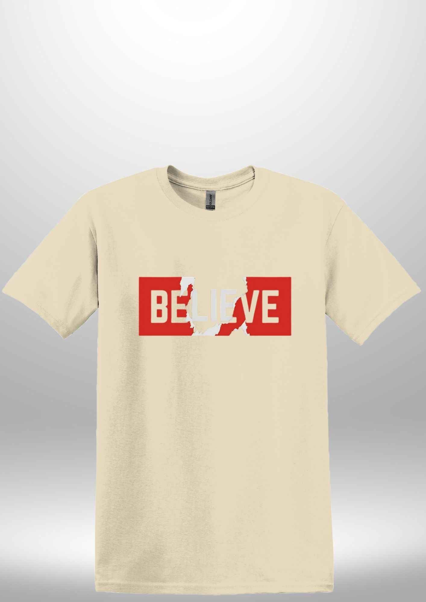 "Believe" Luxe T-shirt by Luxe-Custom-Designer