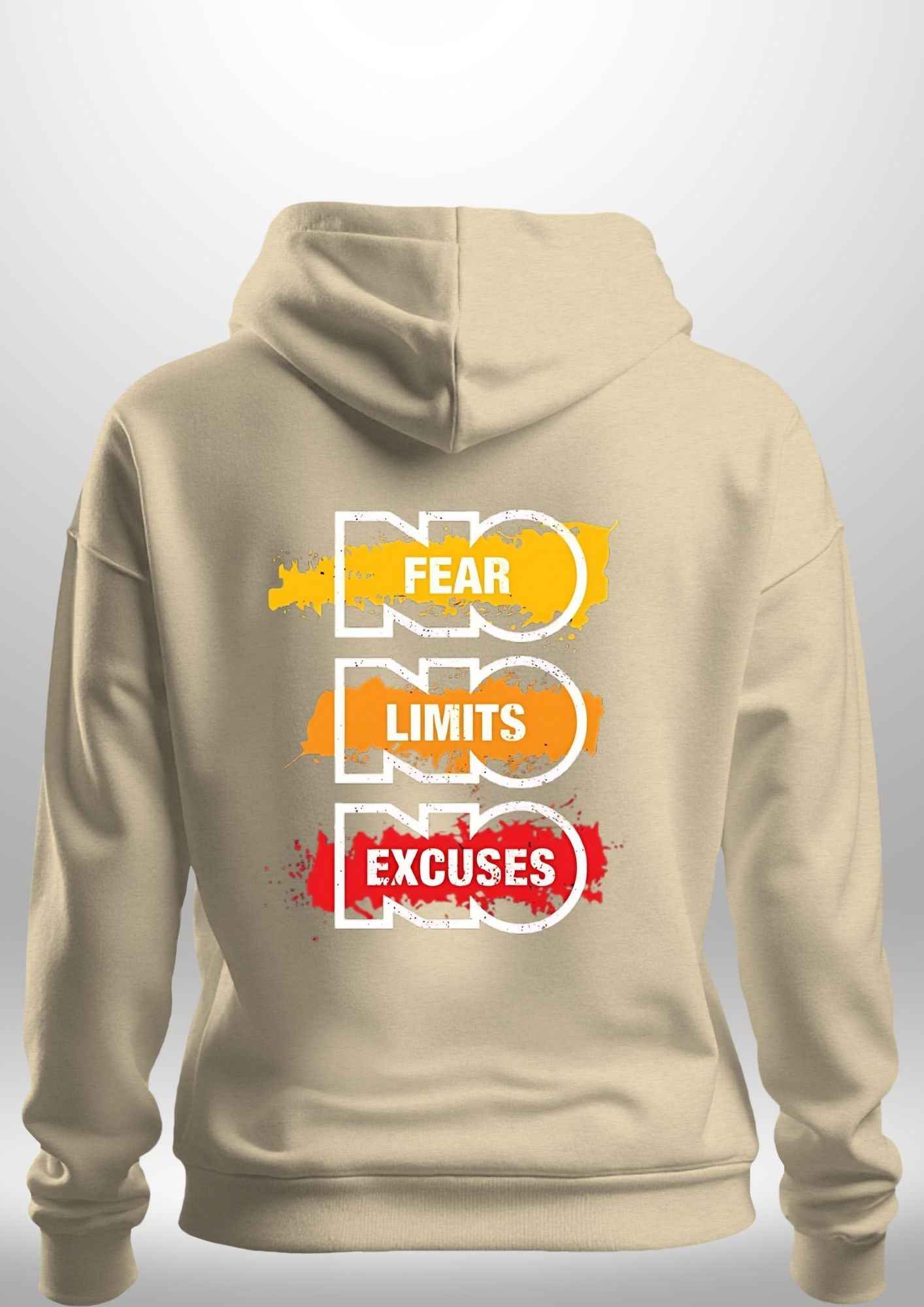 "NO FEAR" Luxe Hoodie by Luxe-Custom-Designer