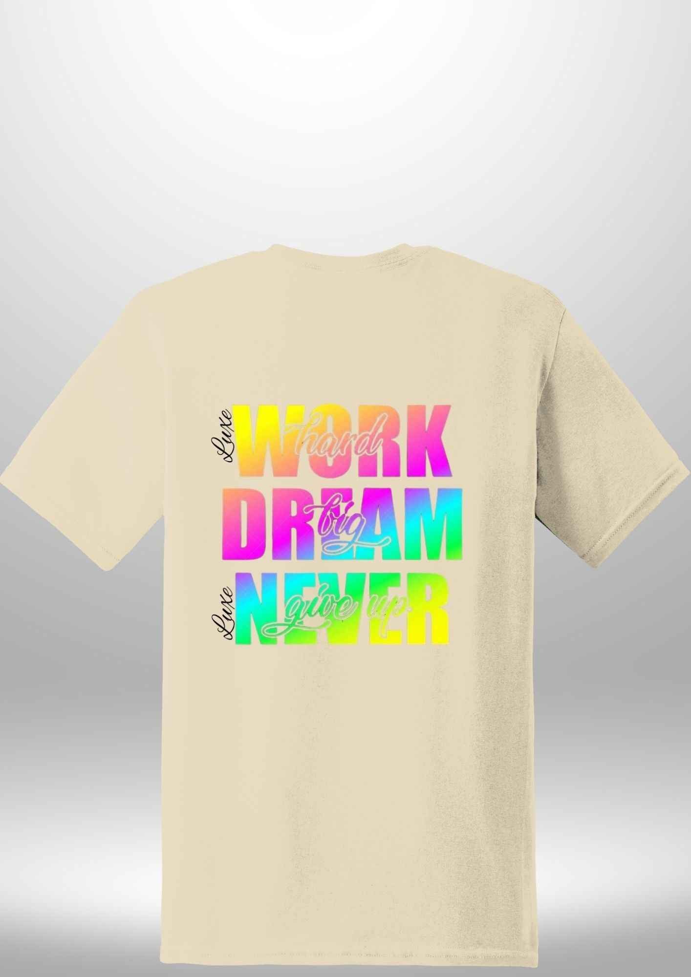 Work Hard Luxe T-Shirt by Luxe-Custom-Designer