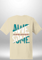 "AWESOME" Luxe T-Shirt by Luxe-Custom-Designer