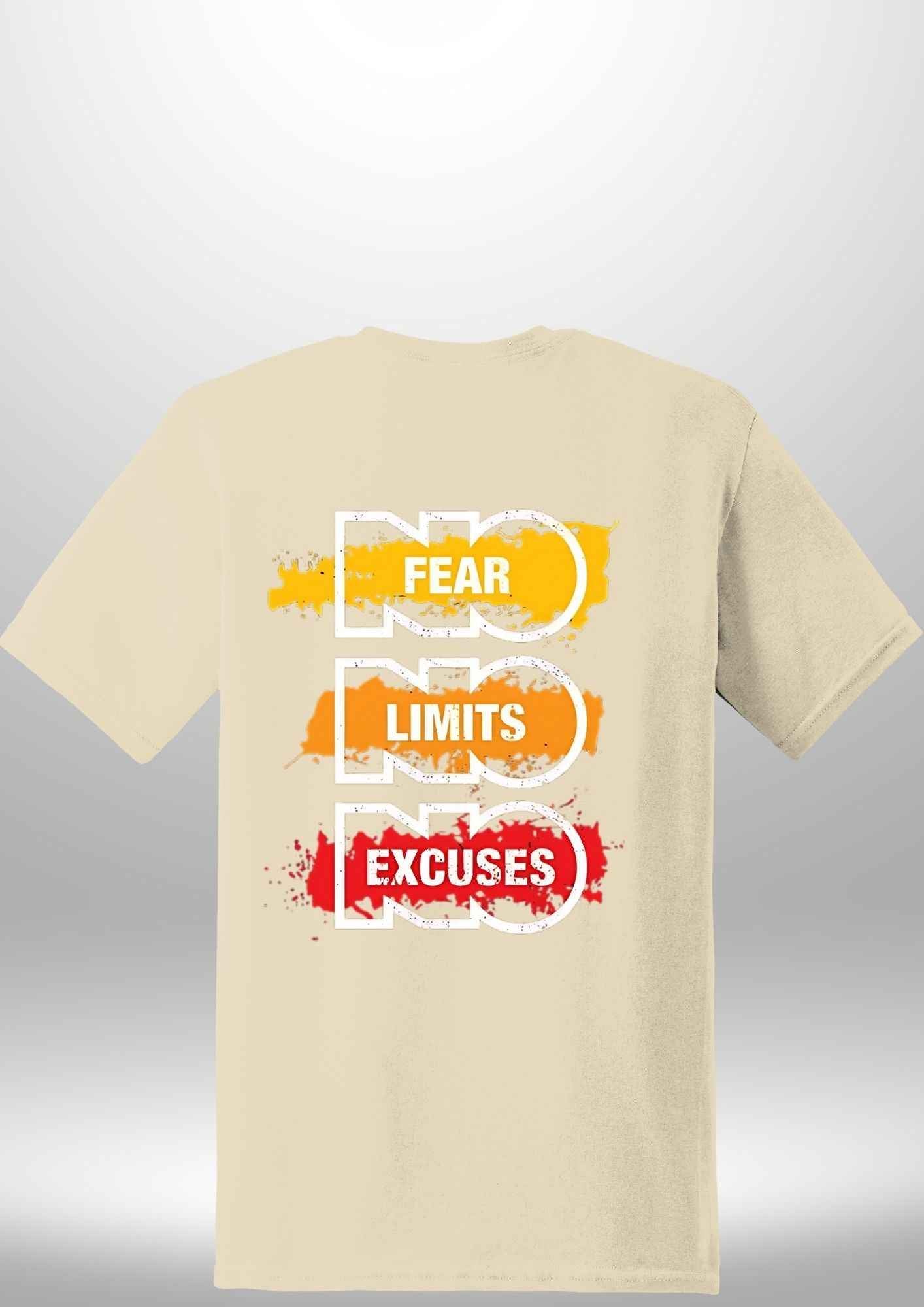 "NO FEAR" Luxe T-Shirt by Luxe-Custom-Designer