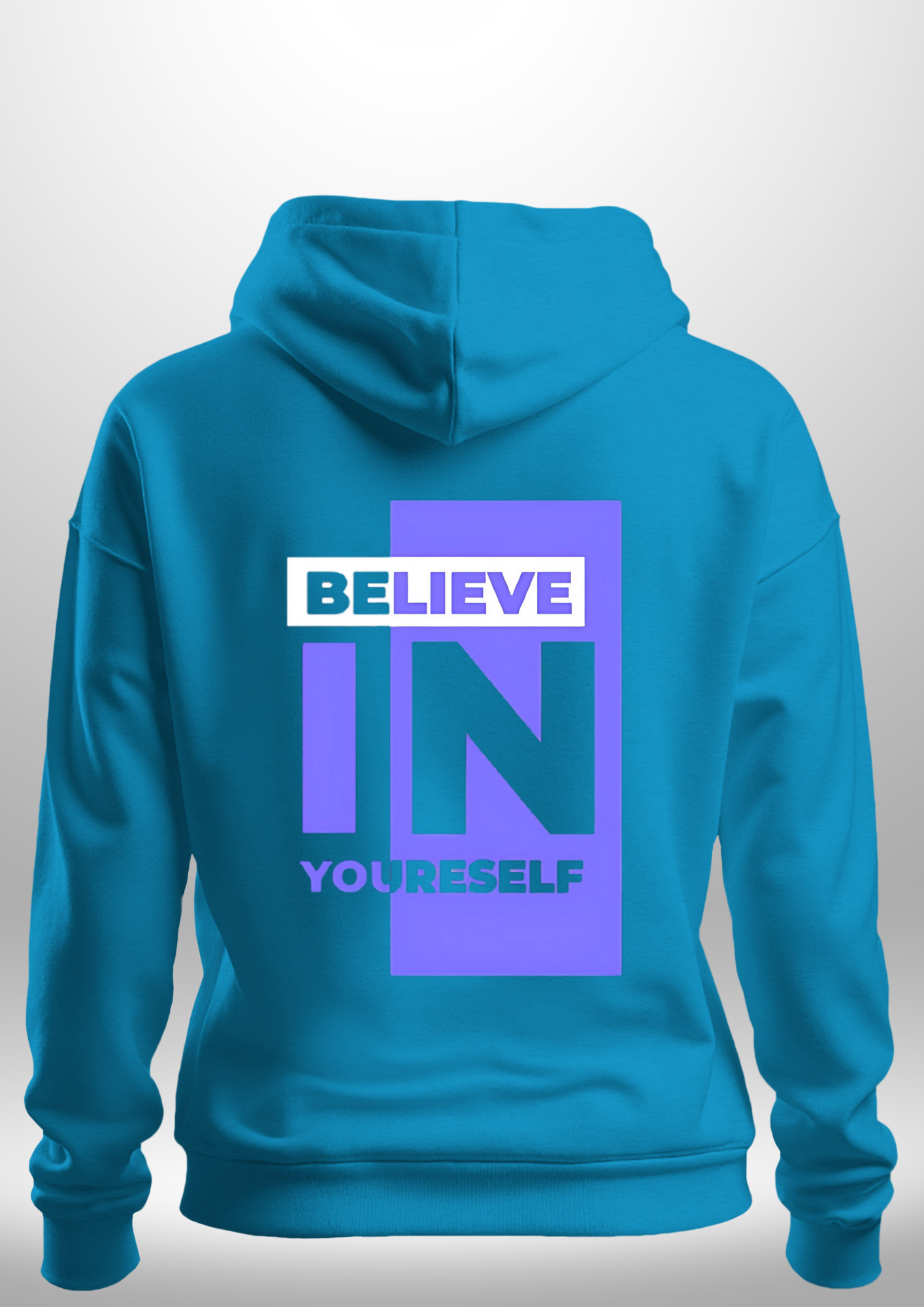 "Believe In Yourself" Luxe Hoodie by Luxe-Custom-Designer