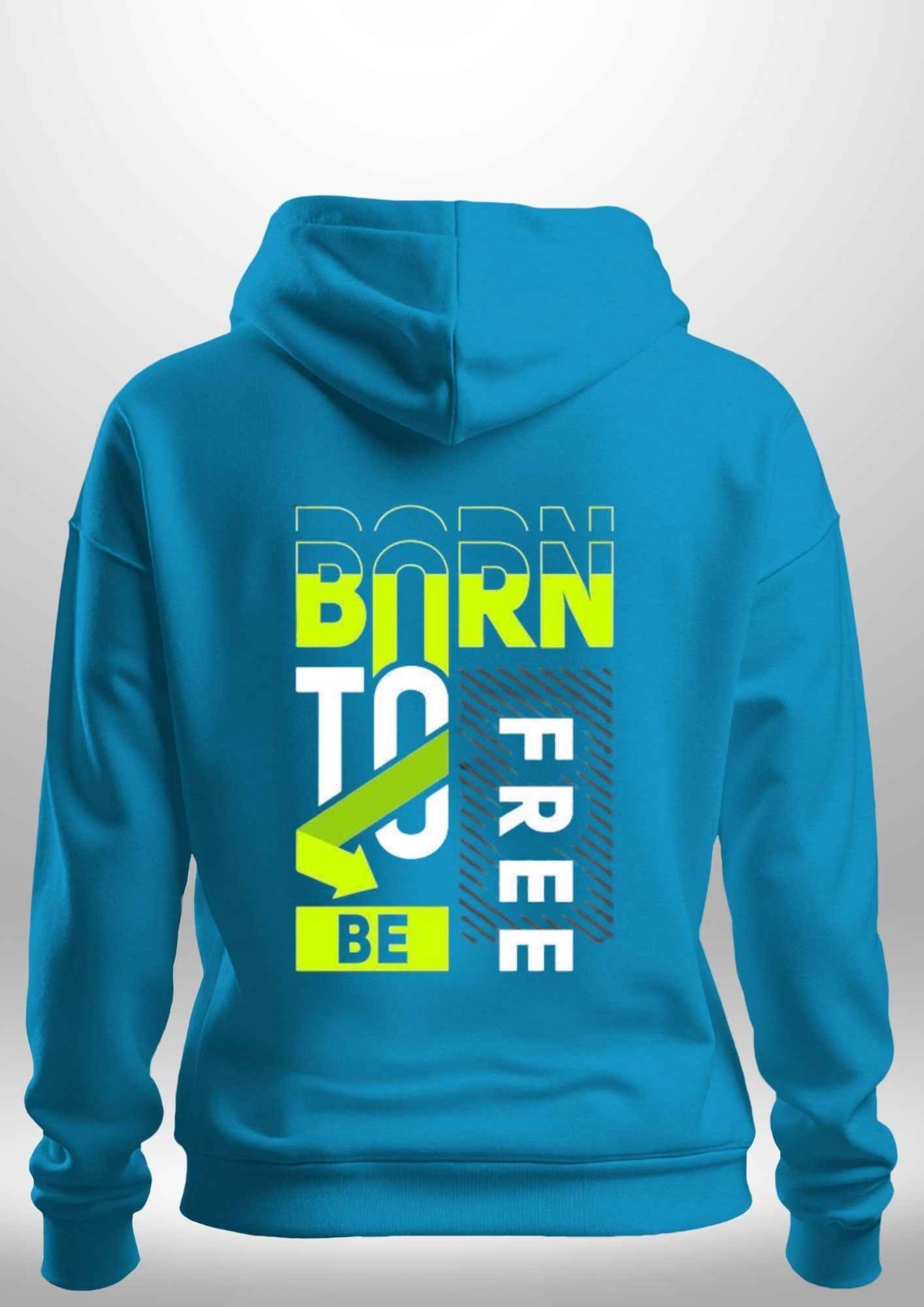 Born to be Free Hoodie by Luxe-Custom-Designer